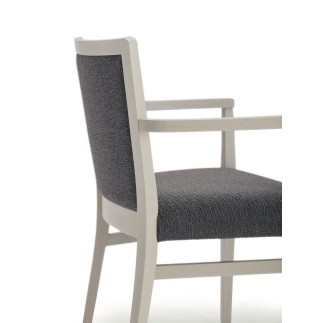 Design Chair with Armrests and Cushion Seat - Moma Soft | Palma