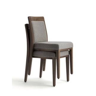 Stackable Fabric Restaurant Chair - Boheme