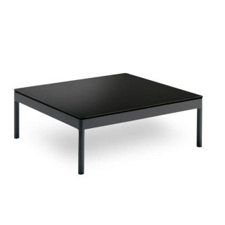 Outdoor Coffee Table with Glass Top - Bergen | Contral