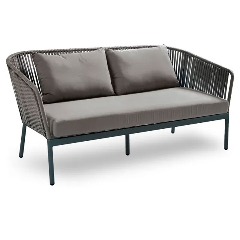 Outdoor Sofa with Handwoven Rope - Bergen | Contral