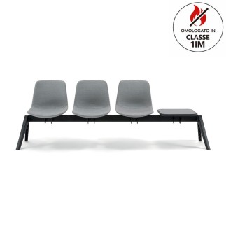 Upholstered Beam Seating for Waiting Room – Java Soft Bench | Nahu