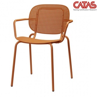 Outdoor Chair with Armrests - Si Si Dots | Scab