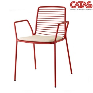 Steel Chair with Armrests - Summer | Scab