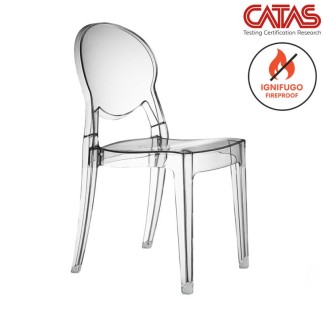 Transparent Polycarbonate Garden Chair - Igloo | Scab