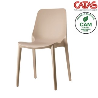 Sedia in Tecnopolimero Riciclato Scab - Ginevra Go Green | Scab