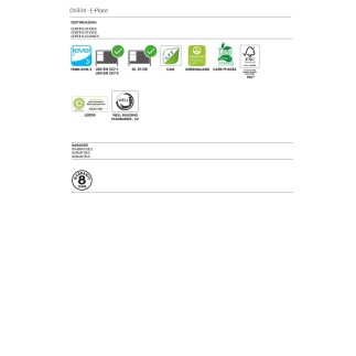 Scrivania Singola Conforme ai CAM - E-Place | DVO