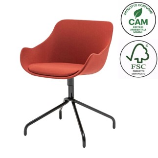 Upholstered Chair for Meeting Room - Baltic | IsaProject