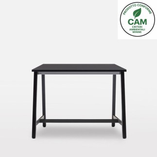 High office table with metal legs - Ogi | IsaProject