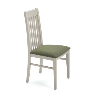Restaurant Wood Chair in Velvet Cushion Seat - Clara | Palma