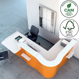 Reception Desk - Wave | Office Furniture | ISA Project