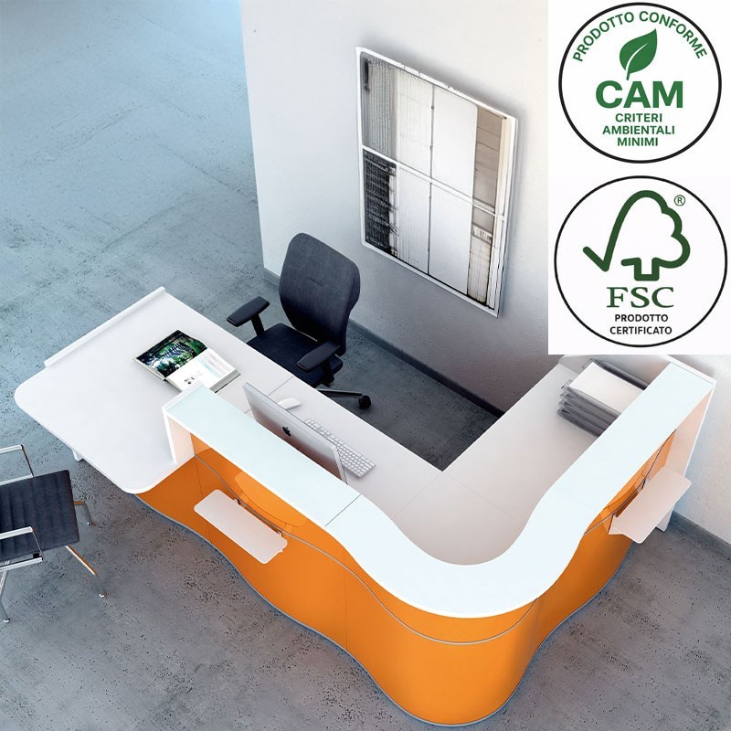 Reception Desk - Wave | Office Furniture | ISA Project
