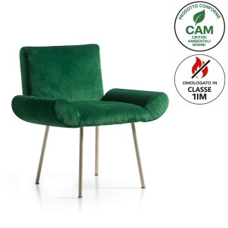 Poltroncina attesa imbottita -  Ginevra | Quinti Sedute