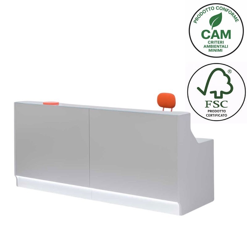 Reception Counter - Line | Office Furniture | ISA Project
