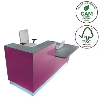 Reception Counter - Line | Online Office Furniture | ISA Project