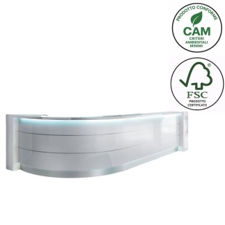 Reception Desk - Valde | Office Furniture | ISA Project