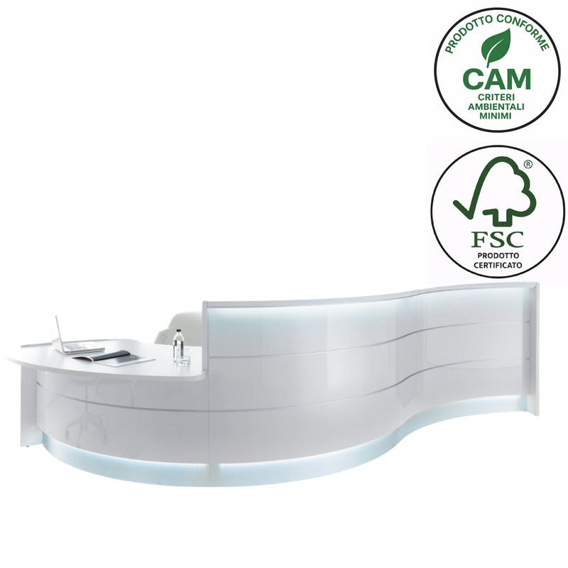 Bancone Reception - Valde | Arredo Ufficio Online | ISA Project