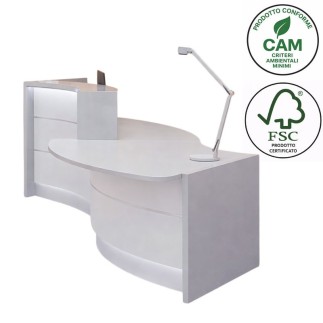 Reception Desk Office - Valde | Office Furniture | ISA Project