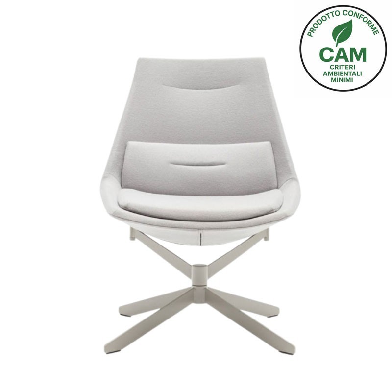 Swivel waiting armchair - Frank | ISA Project