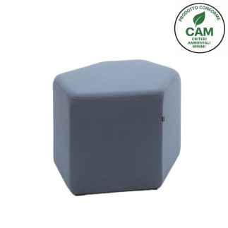 Coloured pouf waiting room - Bazalto | IsaProject