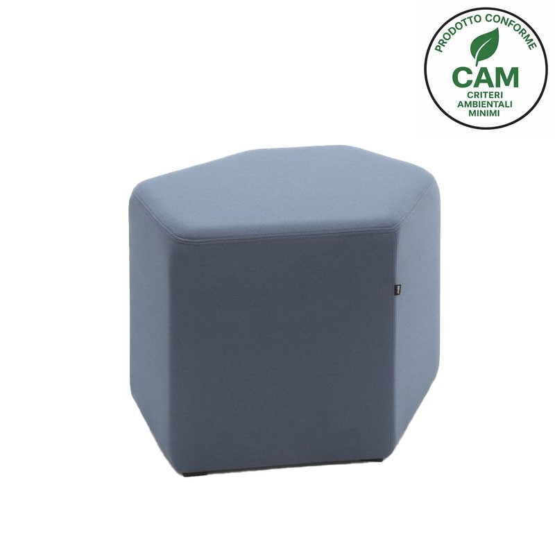 Pouf colorato sala attesa - Bazalto | IsaProject