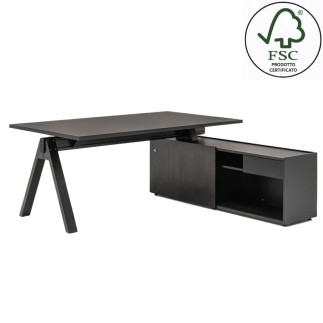 Office Chest of Drawers with Back Compartment - Viga | MDD