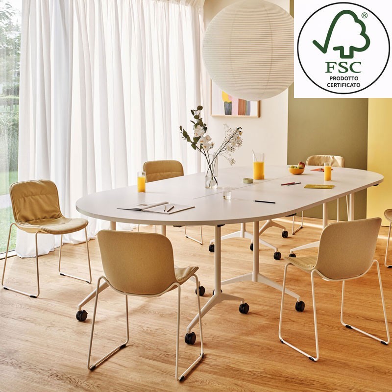 Modular Oval Table for Meeting Room - Revi | MDD