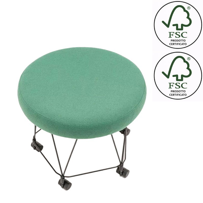 Pouf Imbottito con Ruote - Pental | MDD
