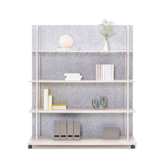 Modular Bookcase on Wheels - Tanca | MDD