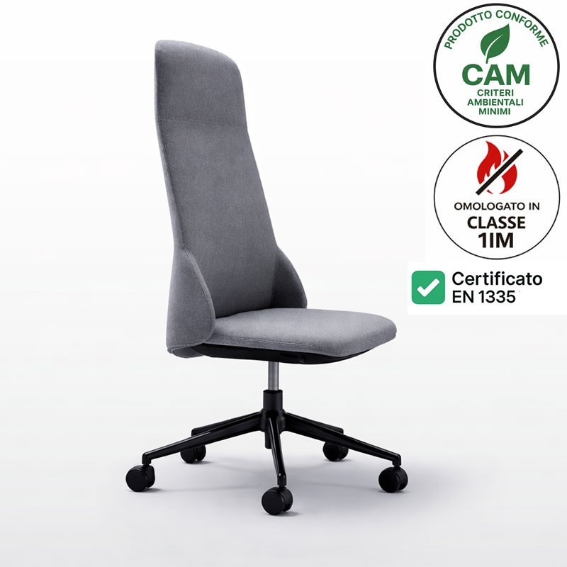 Poltrona direzionale alta - Deep Managerial | Quinti