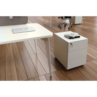 Cassettiera su Ruote Sotto Scrivania - Slim | Alea