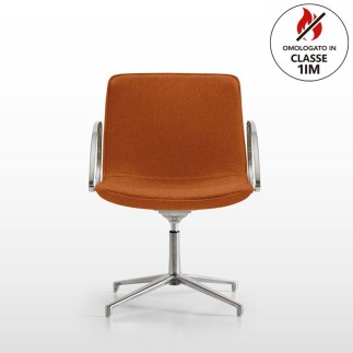 Swivel Executive armchair - Amelie Glue | Quinti
