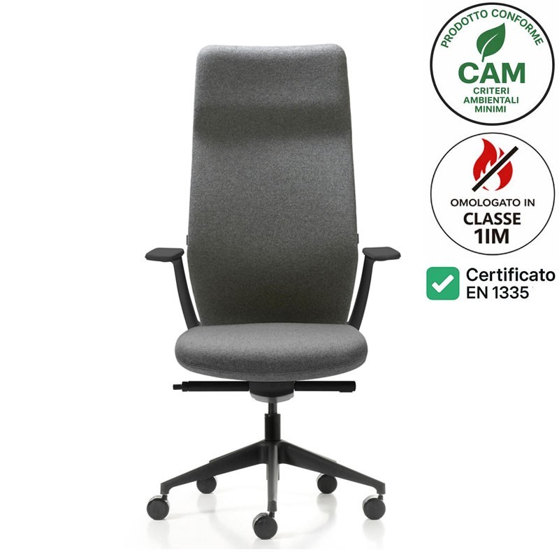 Poltrona manageriale con braccioli - Chance Soft | Quinti