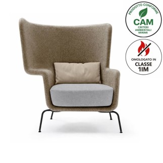 Poltrona lounge con schienale alto - Hip | Quinti