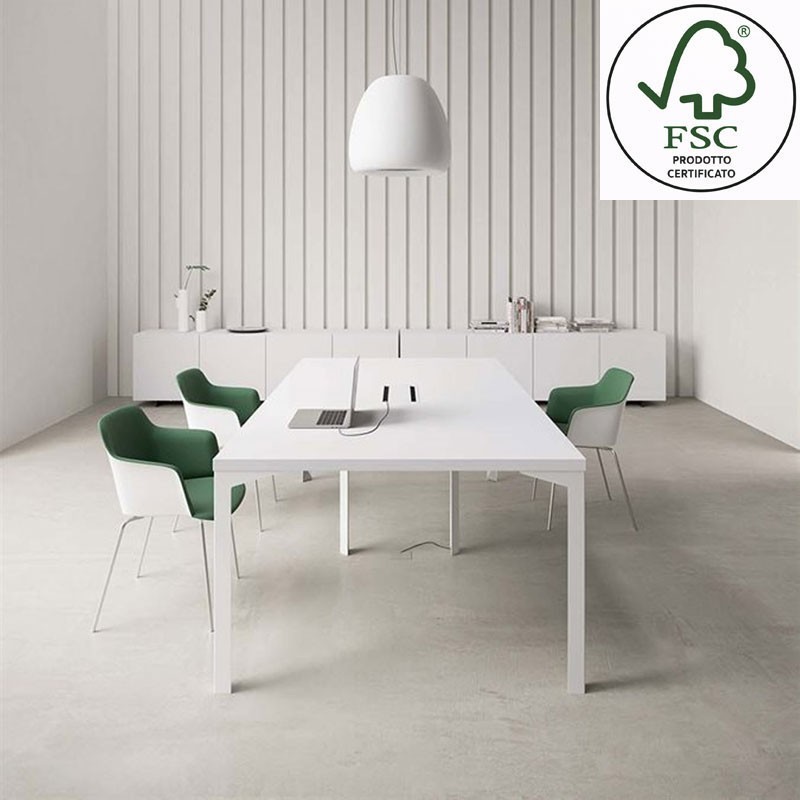 Meeting Table with Rectangular Top – Enna | DVO