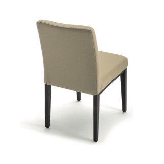 Restaurant Chair in Wood and Eco-Leather - Casta