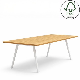 Tavolo per Sala Riunioni con Piano Rettangolare - E-place | DVO