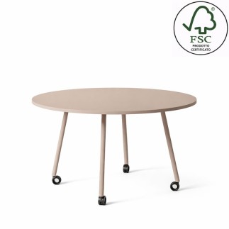 Tavolo Small Meeting con Ruote - Knot | DVO