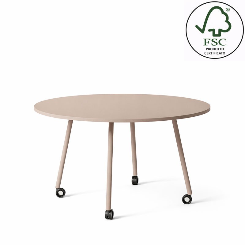 Tavolo Small Meeting con Ruote - Knot | DVO