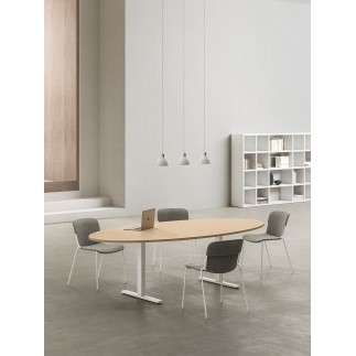 Meeting Table with Oval Top – Nobu