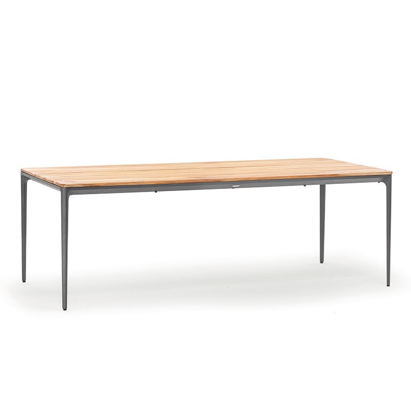 Tavolo da Esterno in Alluminio e Teak - Bahamas | Grattoni Tavolo da Esterno in Alluminio e Teak - Bahamas | Grattoni