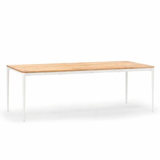 Tavolo da Esterno in Alluminio e Teak - Bahamas