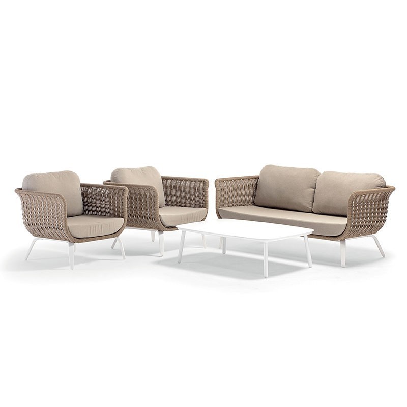 Salotto Completo Sfoderabile da Esterno - Melrose | Grattoni Salotto Completo Sfoderabile da Esterno - Melrose | Grattoni