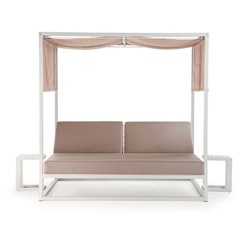 Reclining Daybed with Eco-Leather Mattress - Antigua | Grattoni