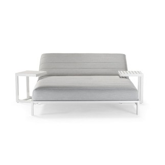 Lettino Prendisole Doppio con Tessuto Sunbrella - Bite Double | Grattoni
