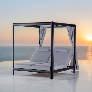 Daybed con Tenda Regolabile - Doha | Grattoni