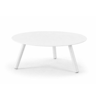 Round Outdoor Aluminum Coffee Table - Bahamas | Grattoni