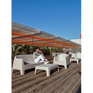 Divanetto Ignifugo e Impilabile per Esterno - Solid | Vondom