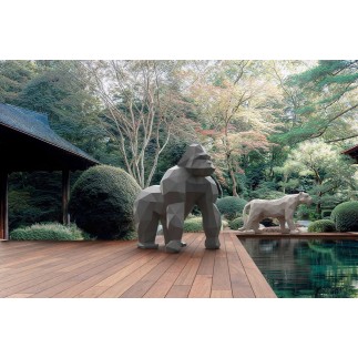 Outdoor Sculpture Origami - Gorilla | Vondom