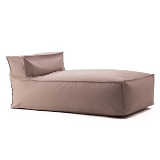 Chaise Longue Imbottita in Tessuto Idrorepellente - Deluxe | Spouf