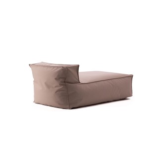Chaise Longue Imbottita in Tessuto Idrorepellente - Deluxe | Spouf